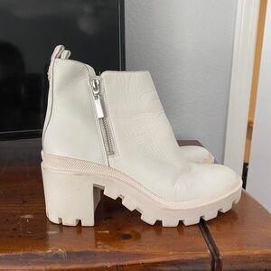 Gianna Bini White Booties